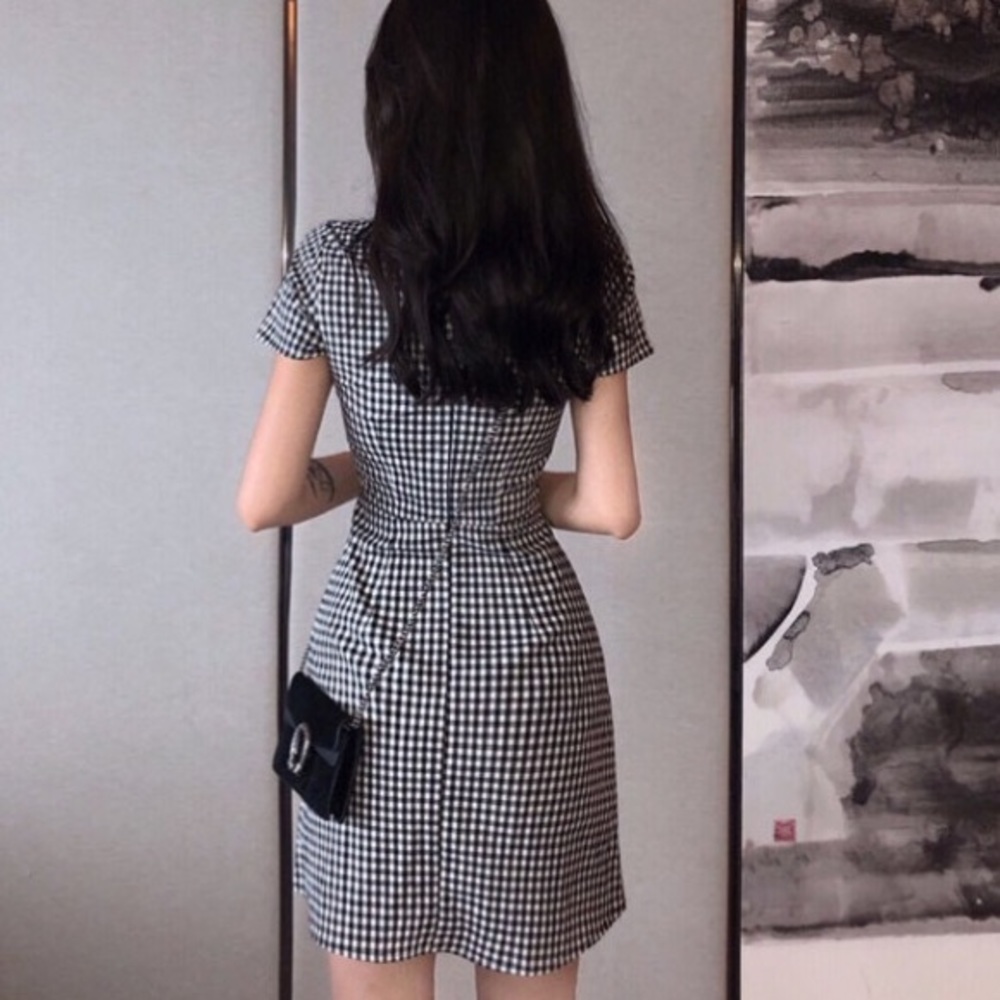 Check Pattern Dress - Picture 3 of 4